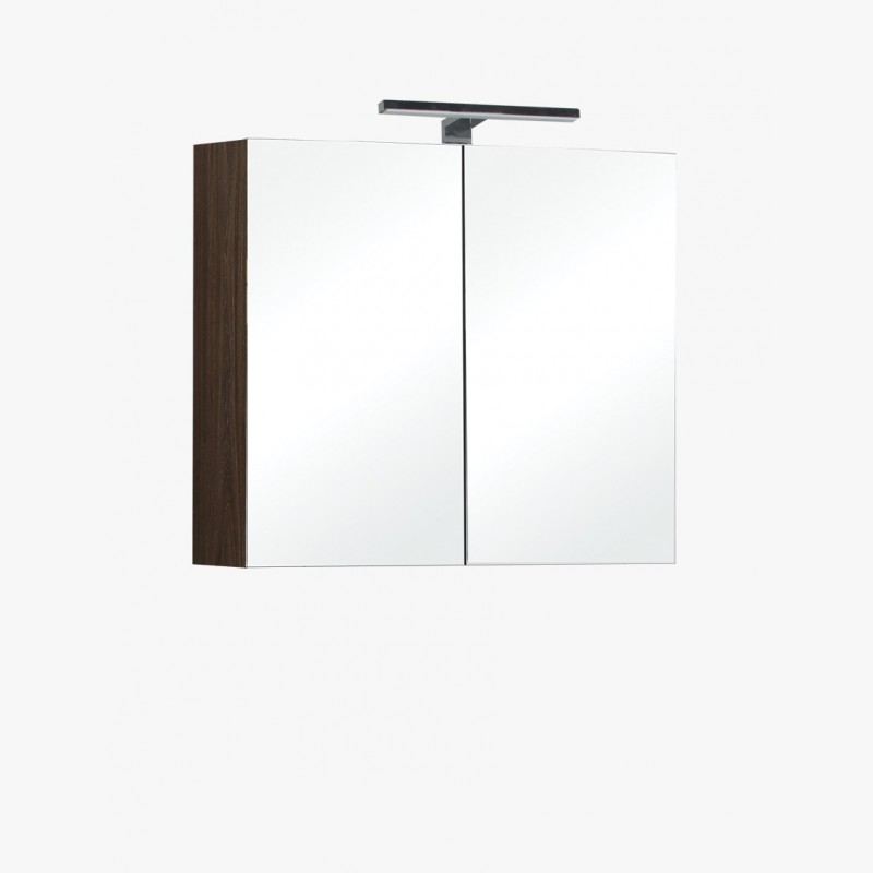 Armoire salle de bain avec éclairage LED 80 cm