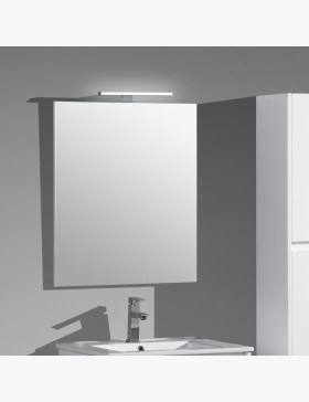 Applique LED 30 CM chromé pour miroir salle de bain